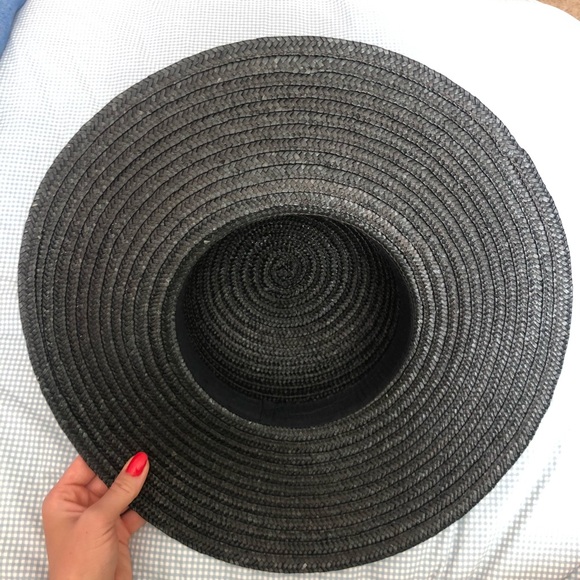 VTG Straw Wide Brimmed Hat - Picture 5 of 6